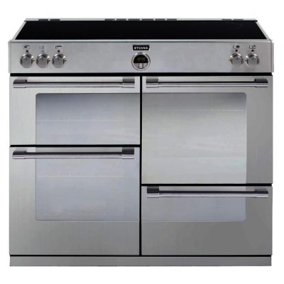 Stoves Sterling 1000EI 100cm Electric Induction Range Cooker in Stainless Steel Stoves Sterling 1000EI 100cm Electric Induction Range Cooker in Stainless Steel